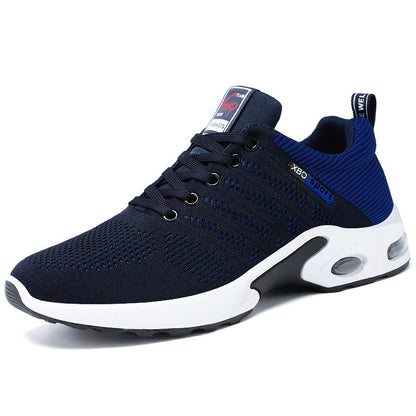 Shoes Men's Sports Shoes Soft Sole Air Cushion Running Shoes Cross-Border Large Size Versatile Men's Shoes Breathable Non-Stinky Casual Shoes