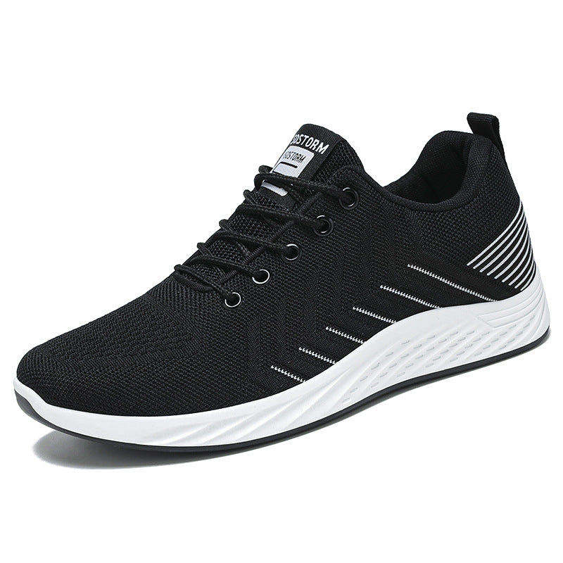Shoes Men's Sports Shoes Breathable Non-Stinky Mesh Shoes Soft Sole Comfortable Running Shoes Large Size Fashion Men's Shoes Single Shoes