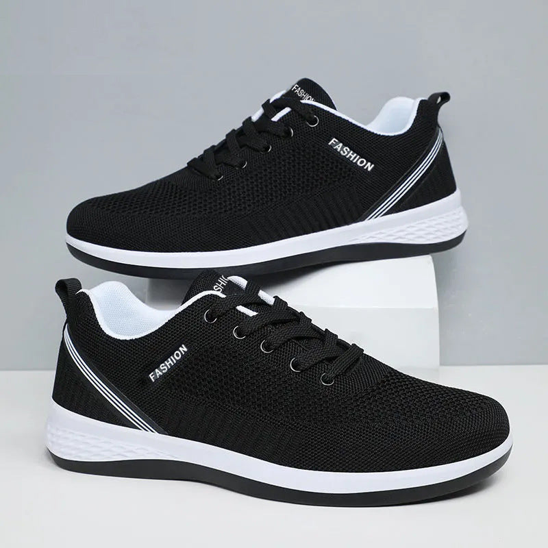 New Old Beijing Cloth Shoes Men's Summer Breathable Casual Trendy Shoes Men's Board Shoes All-match Korean-style Mesh sneaker