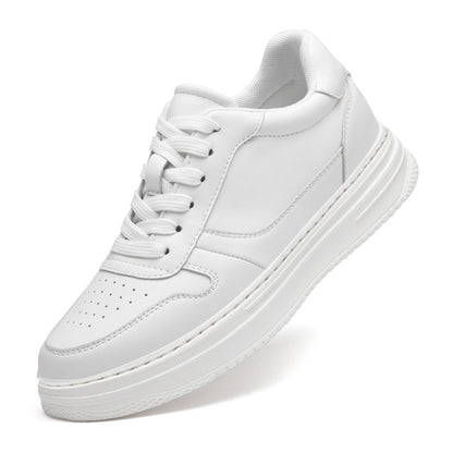 Breathable invisible inner height 8CM men's shoes spring soft-soled board shoes men's casual youth lightweight breathable height 6CM