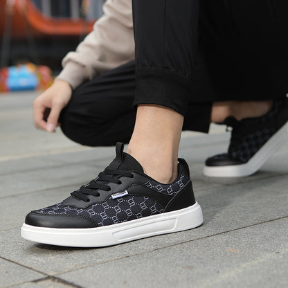 Flat Single-layer Shoes Sneakers Men's Low-top Casual Shoes Men's Fashionable Lightweight Men's Sports Casual Work Shoes Fashionable
