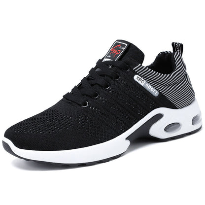 Shoes Men's Sports Shoes Soft Sole Air Cushion Running Shoes Cross-Border Large Size Versatile Men's Shoes Breathable Non-Stinky Casual Shoes