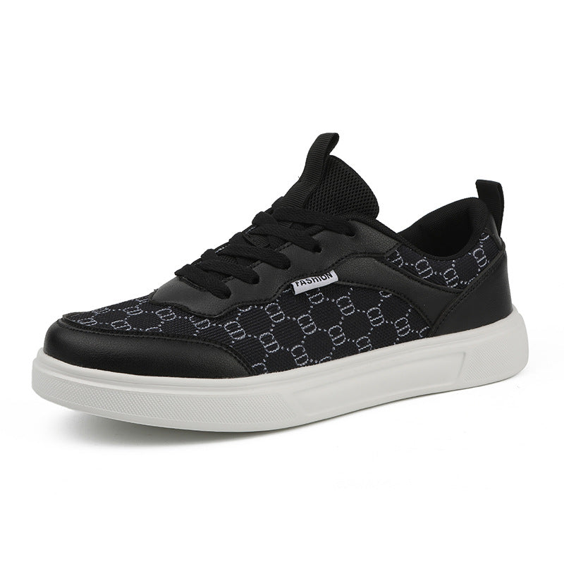 Flat Single-layer Shoes Sneakers Men's Low-top Casual Shoes Men's Fashionable Lightweight Men's Sports Casual Work Shoes Fashionable
