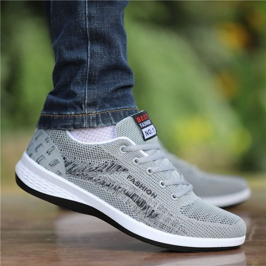 New Old Beijing Cloth Shoes Men's Summer Breathable Casual Trendy Shoes Men's Board Shoes All-match Korean-style Mesh sneaker