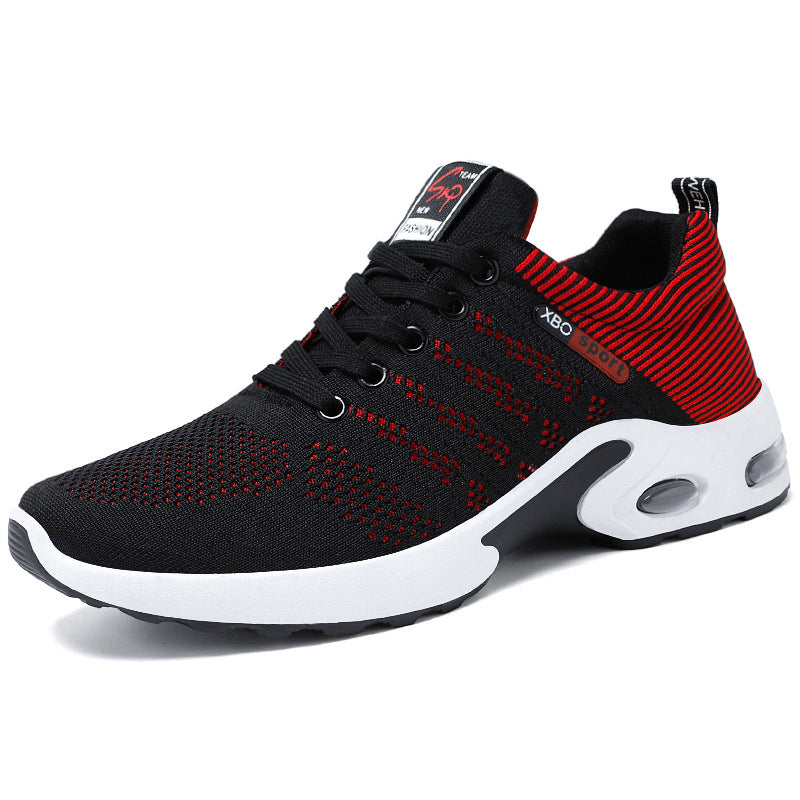 Shoes Men's Sports Shoes Soft Sole Air Cushion Running Shoes Cross-Border Large Size Versatile Men's Shoes Breathable Non-Stinky Casual Shoes