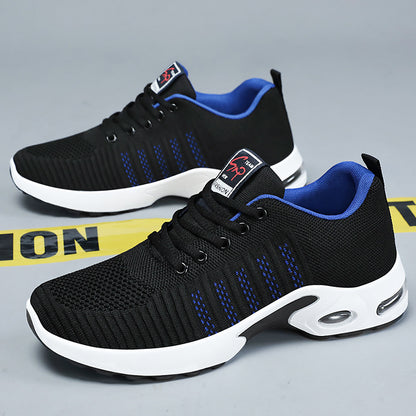 Shoes Men's Sports Shoes Soft Sole Air Cushion Running Shoes Cross-Border Large Size Versatile Men's Shoes Breathable Non-Stinky Casual Shoes