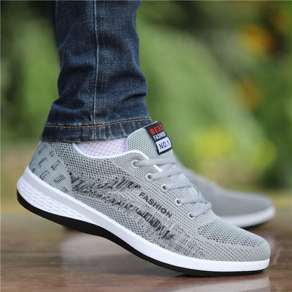 New Old Beijing Cloth Shoes Men's Summer Breathable Casual Trendy Shoes Men's Board Shoes All-match Korean-style Mesh sneaker